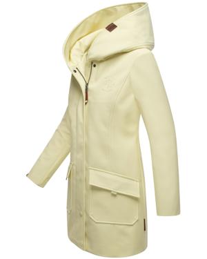 Wasserdichter Softshell-Mantel lang mit Kapuze "Mayleen"