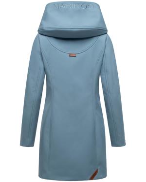 Wasserdichter Softshell-Mantel lang mit Kapuze "Mayleen"