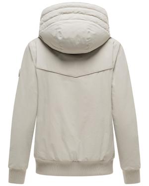 Winterjacke mit Rippstrick-Details "Mooni 16"