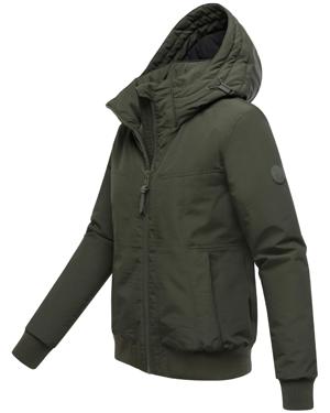 wasserdichte Winterjacke mit Rippstrick-Details "Mooni 16"