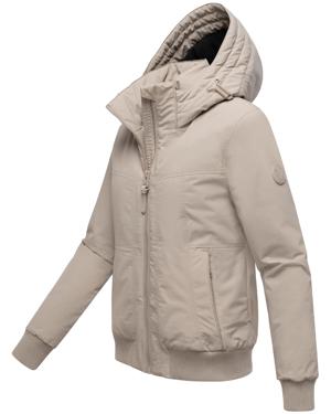wasserdichte Winterjacke mit Rippstrick-Details "Mooni 16"