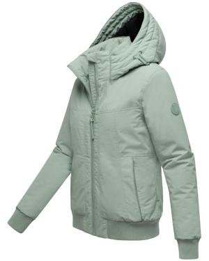 Winterjacke mit Rippstrick-Details "Mooni 16"