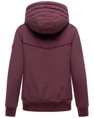 Winterjacke mit Rippstrick-Details "Mooni 16"