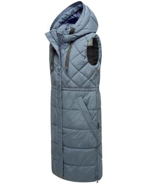 Lange gesteppte Outdoorweste "Narikaa 16"