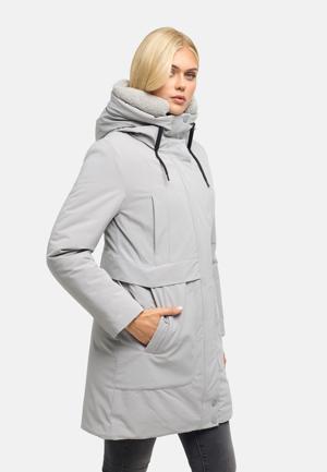 Warmer Damen Kurzmantel mit abnehmbarem Besatz "Pakaami 16"