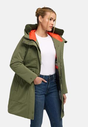 Warmer Damen Kurzmantel mit abnehmbarem Besatz "Pakaami 16"