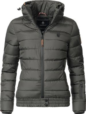 Kurze Winter Steppjacke mit Kapuze "Poison"