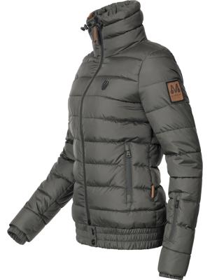 Kurze Winter Steppjacke mit Kapuze "Poison"