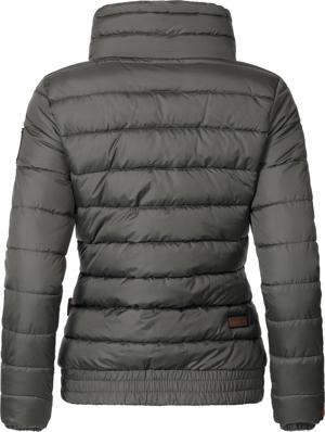 Kurze Winter Steppjacke mit Kapuze "Poison"