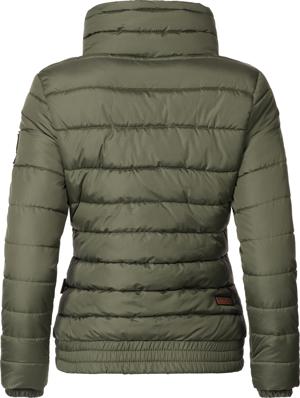 Kurze Winter Steppjacke mit Kapuze "Poison"