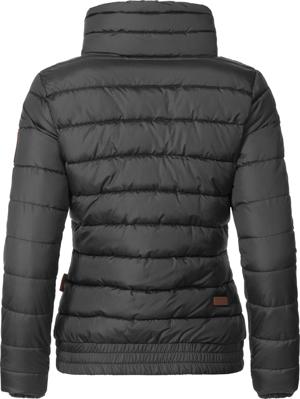 Kurze Winter Steppjacke mit Kapuze "Poison"