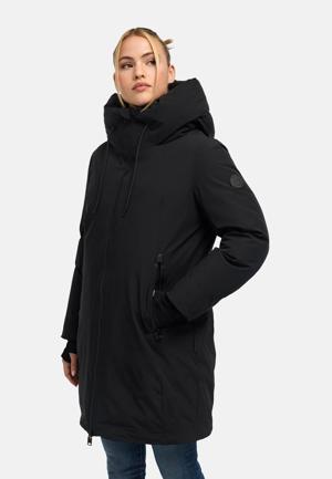 Warmer Damen Steppmantel mit verstellbarer Kapuze "Polarhäschen 16"