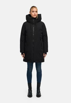 Warmer Damen Steppmantel mit verstellbarer Kapuze "Polarhäschen 16"
