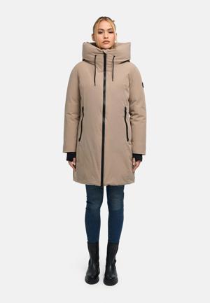 Warmer Damen Steppmantel mit verstellbarer Kapuze "Polarhäschen 16"