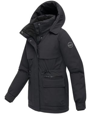 Winter Kurzmantel mit Taillenzugband "Shigaraa XVI"