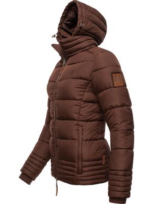 Kurze Winter Steppjacke mit Kapuze "Sole"