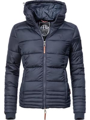 Kurze Winter Steppjacke mit Kapuze "Sole"