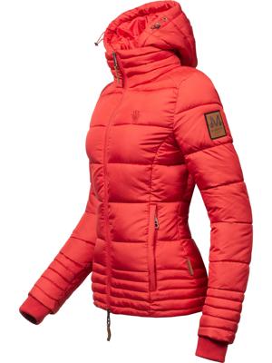 Kurze Winter Steppjacke mit Kapuze "Sole"