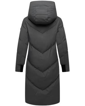 Langer Winter Steppmantel mit abnehmbarer Kapuze "Teonaa 16"