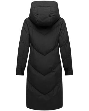 Langer Winter Steppmantel mit abnehmbarer Kapuze "Teonaa 16"