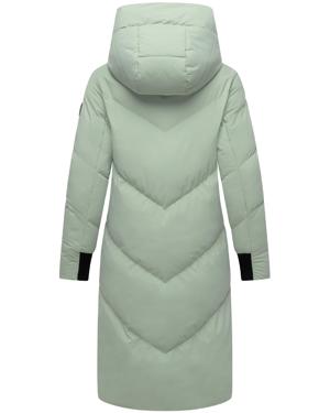 Langer Winter Steppmantel mit abnehmbarer Kapuze "Teonaa 16"