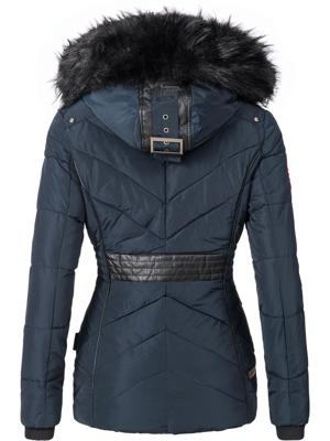 Gefütterte Steppjacke mit Kapuze "Vanilla"