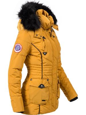 Gefütterte Steppjacke mit Kapuze "Vanilla"