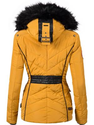 Gefütterte Steppjacke mit Kapuze "Vanilla"