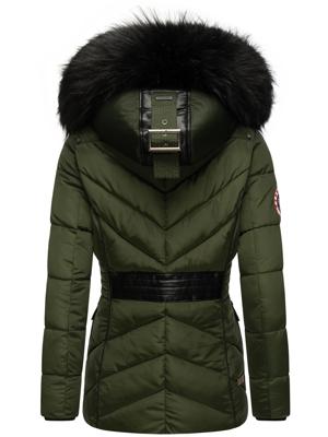 Gefütterte Steppjacke mit Kapuze "Vanilla"