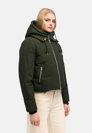 Bomberjacke mit herausnehmbarem Kapuzeneinsatz und Teddypelzkragen "Yurinaa 16"