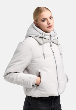 Bomberjacke mit herausnehmbarem Kapuzeneinsatz und Teddypelzkragen "Yurinaa 16"