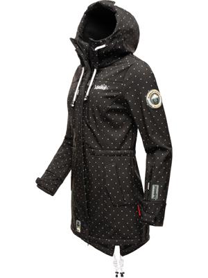 Wasserdichter Übergang Softshell-Mantel mit Kapuze "Zimtzicke"