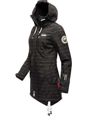 Wasserdichter Übergang Softshell-Mantel mit Kapuze "Zimtzicke"