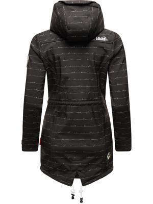 Wasserdichter Übergang Softshell-Mantel mit Kapuze "Zimtzicke"