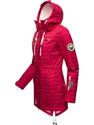 Übergang Softshell-Mantel mit Kapuze "Zimtzicke"