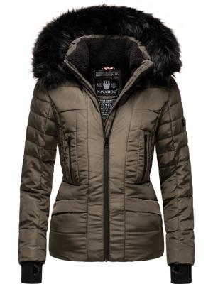 Kurze Winter Steppjacke mit Kapuze "Adele"