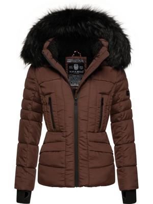 Kurze Winter Steppjacke mit Kapuze "Adele"