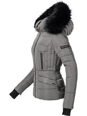 Kurze Winter Steppjacke mit Kapuze "Adele"