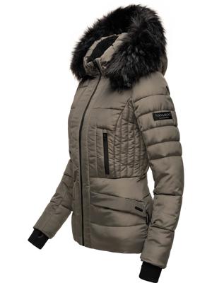 Kurze Winter Steppjacke mit Kapuze "Adele"