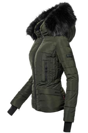 Kurze Winter Steppjacke mit Kapuze "Adele"