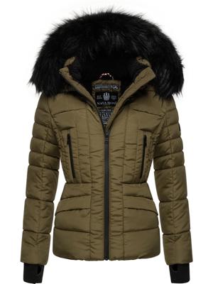 Kurze Winter Steppjacke mit Kapuze "Adele"