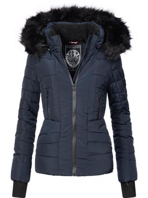 Kurze Winter Steppjacke mit Kapuze "Adele"