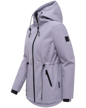 Wasserdichte Übergangsjacke mit verstellbarer Kapuze "Blumentanz 14"