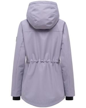 Wasserdichte Übergangsjacke mit verstellbarer Kapuze "Blumentanz 14"