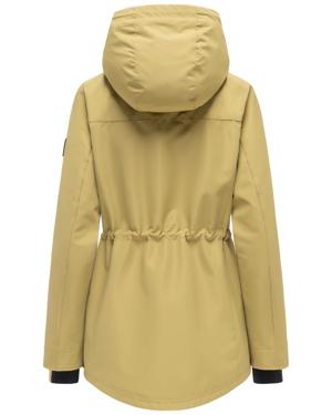 Wasserdichte Übergangsjacke mit verstellbarer Kapuze "Blumentanz 14"