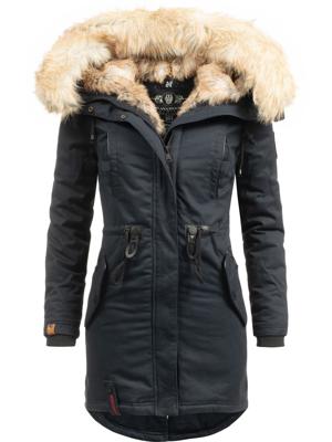 Winterparka mit Kunstfell-Kapuze "Bombii"