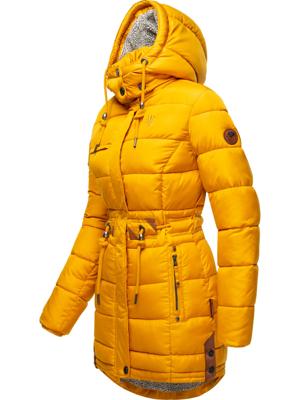 Langer Winter Steppmantel mit Kapuze "Daliee"