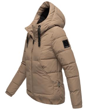 Modische Steppjacke mit Kapuze "Eisbällchen"