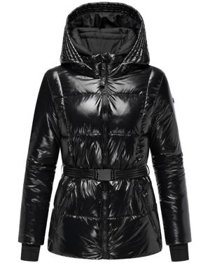 Shiny Winter Steppjacke mit Taillengürtel "Eisglanz 14"