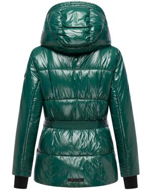 Shiny Winter Steppjacke mit Taillengürtel "Eisglanz 14"